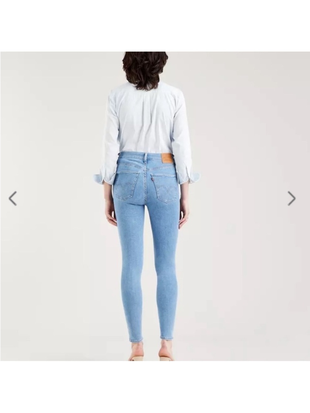 Vintage LEvi's 721 High Rise Skinny Blue DenimWomen's Jeans SZ 33